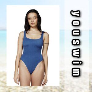 youswim Aplomb One-Piece Swimsuit in Indigo (Brand new, never worn)